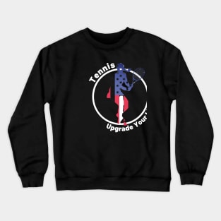 US Open Tennis USA Flag Silhouette Crewneck Sweatshirt